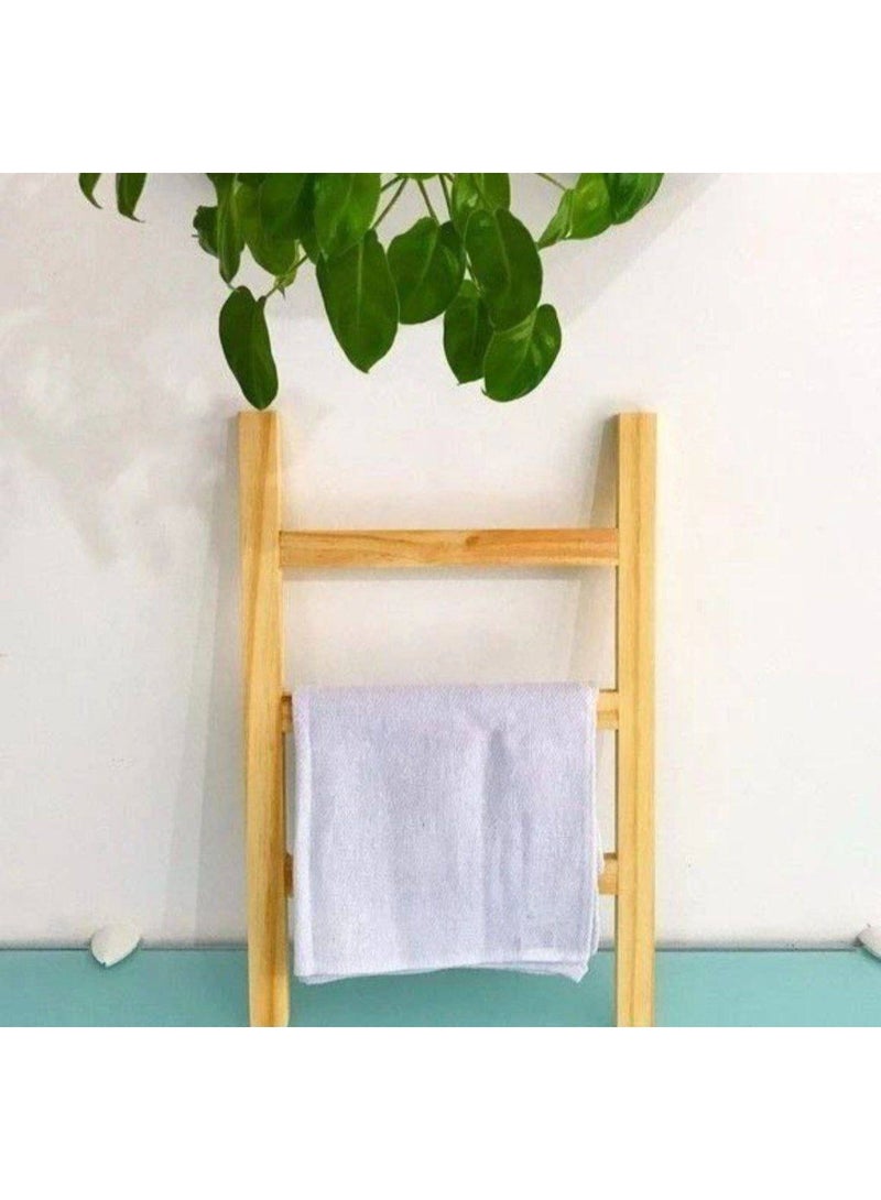 Wooden 3-Tier Towel Rack  For neatly arranging kitchen towels and placemats on the countertop. Very chic. Refresh your home organization with the latest trends.  Personally, I've mastered the European style with a design that ensures success with these outstanding products.  New European Style Very heavy-duty material and high-quality finish. - Image 2