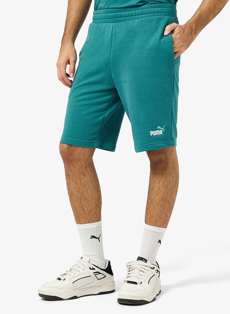 PUMA 10" Essential Two Color No. 1 Logo Shorts - Image 1