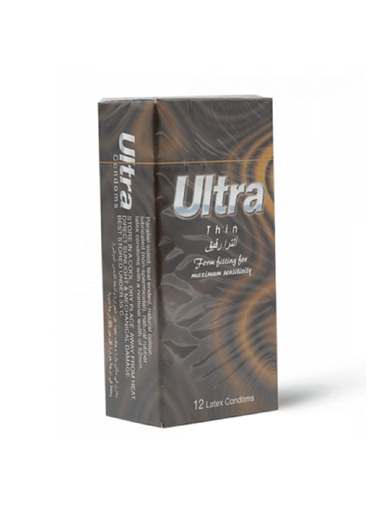 Premium Ultra Thin Condoms – Form Fitting for Maximum Sensitivity (12 Latex Condoms) - Image 3