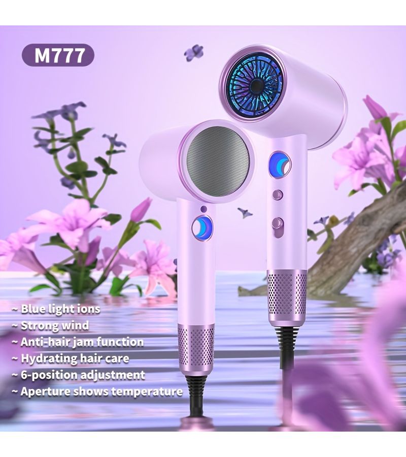 Professional Ionic Hair Dryer With Diffuser And Nozzles Grey - Image 5