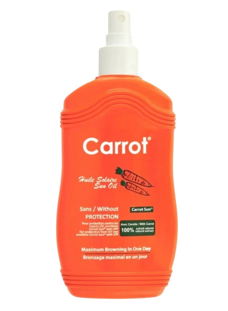 كاروت سان بخاخ زيت تسمير البشرة بالجزر 200 مل - Image 1