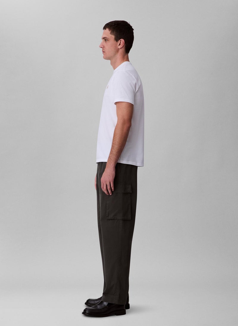 Calvin Klein Jeans Straight Cotton Twill Cargo Trousers - Image 3