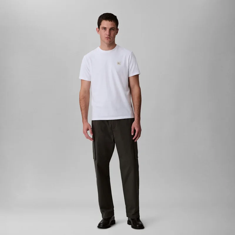 Calvin Klein Jeans Cotton Stretch Straight Fit Cargo Trousers
