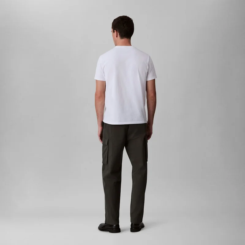 Calvin Klein Jeans Cotton Stretch Straight Fit Cargo Trousers
