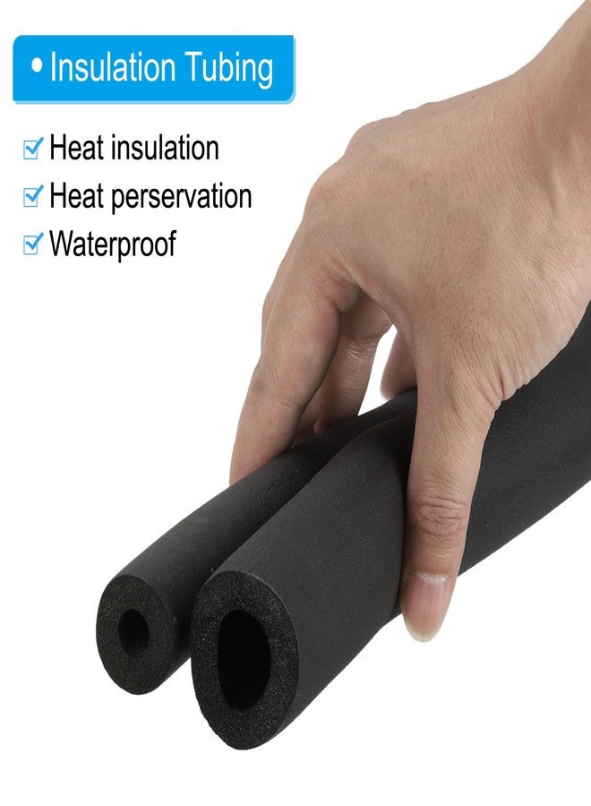 PATIKIL 2-3/8"(60mm) ID x 6.6Ft Pipe Insulation Foam Tube, 2Pcs Pipe Cover Wrap Roll Bar Padding Tubing for Handle Grip HVAC Outdoor Air Conditioner Units - Image 4
