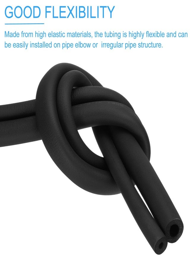 PATIKIL 2-3/8"(60mm) ID x 6.6Ft Pipe Insulation Foam Tube, 2Pcs Pipe Cover Wrap Roll Bar Padding Tubing for Handle Grip HVAC Outdoor Air Conditioner Units - Image 5