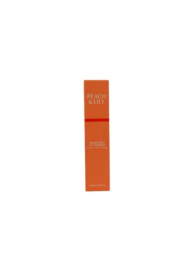 PEACH & LILY - Ginger Melt Oil Cleanser Modern Vegan Glutenfree And Crueltyfree All Skin Types Melt And Remove All Makeup Spf Excess Oil And Impurities Within Seconds 5.07 Fl.Oz. - Image 1