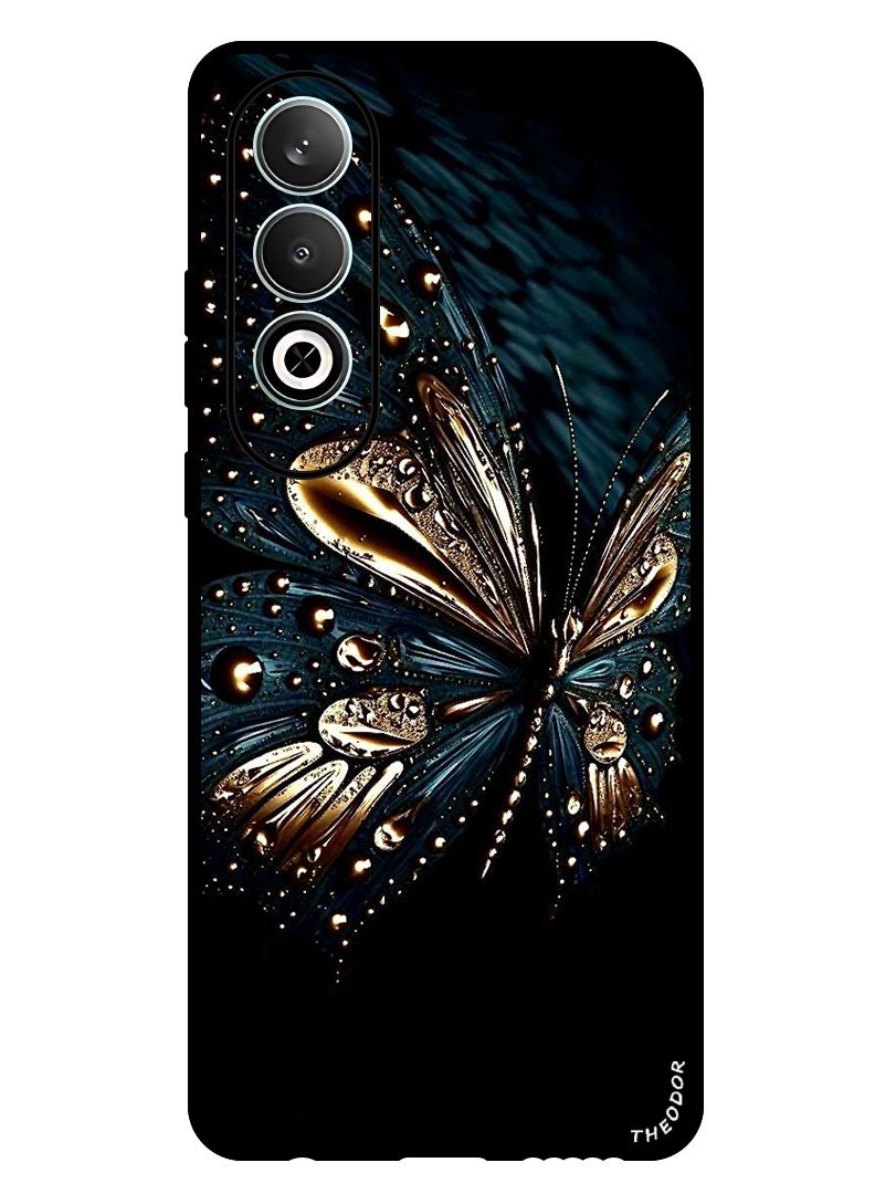 Theodor Protective Case Anti Scratch Shock Proof Bumper Cover For Oppo K12 Butterfly Abstract - Image 1