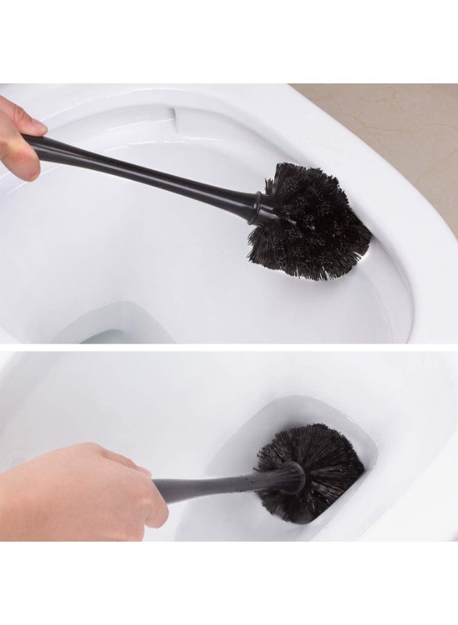 Toilet Plunger and Bowl Brush Combo for Bathroom Cleaning, Black, 1 Set - Image 3