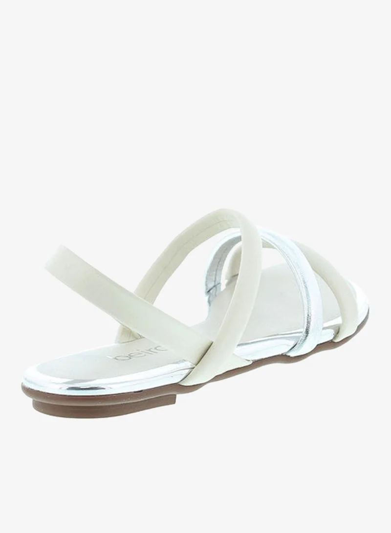 Beira Rio Off White Sandals for Women with Back Strap – Stylish & Supportive sling Back Ladies Sandals for Women | Best Price UAE