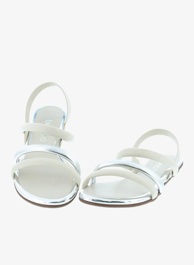 Beira Rio Off White Sandals for Women with Back Strap – Stylish & Supportive sling Back Ladies Sandals for Women | Best Price UAE