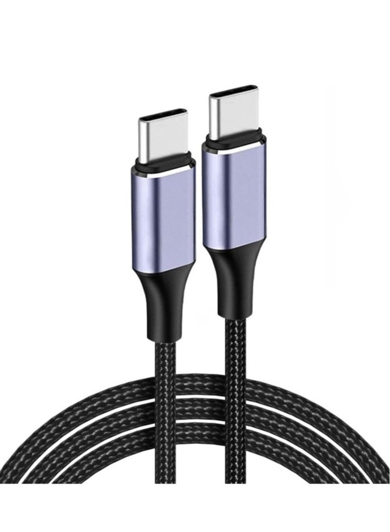 USB-C to USB-C Cable 100W - Type-C 3.1 Gen 2 High-Speed Data Transfer Cable (1m - Image 1