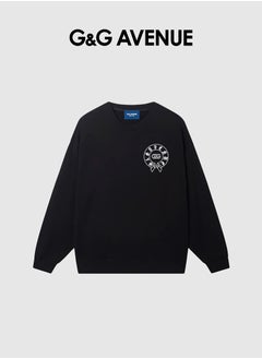 G&G AVENUE Men's Lovely Sweatshirt-Fashion, Round Neck Pullover Sweater, Casual Long Sleeve Sweatshirts, Street Sweater Top  - Image 2