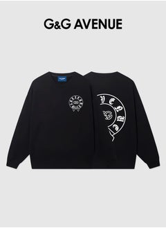 G&G AVENUE Men's Lovely Sweatshirt-Fashion, Round Neck Pullover Sweater, Casual Long Sleeve Sweatshirts, Street Sweater Top  - Image 4