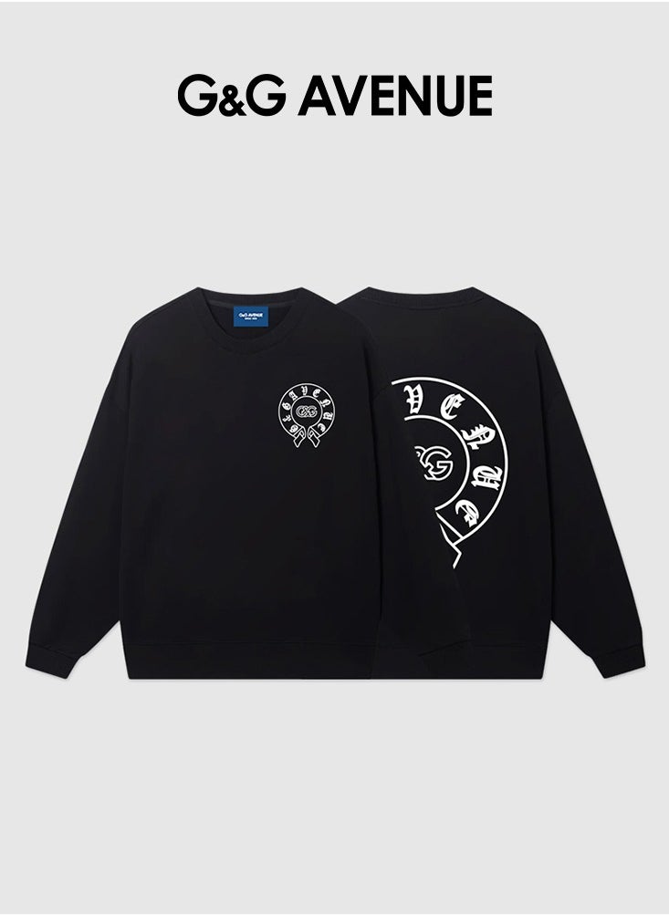 G&G AVENUE - Men's Lovely Sweatshirt-Fashion, Round Neck Pullover Sweater, Casual Long Sleeve Sweatshirts, Street Sweater Top - Image 1