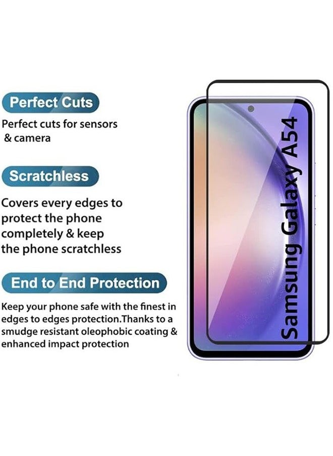 Generic Samsung Galaxy A54 5G Screen Protector, 9H Tempered Glass Screen Protector for Samsung Galaxy A54 5G, Support Fingerprint Unlock, Case Friendly, Anti-Scratch Film  - Image 4