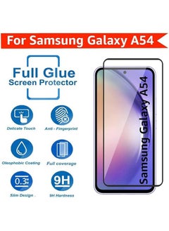 Generic Samsung Galaxy A54 5G Screen Protector, 9H Tempered Glass Screen Protector for Samsung Galaxy A54 5G, Support Fingerprint Unlock, Case Friendly, Anti-Scratch Film  - Image 2