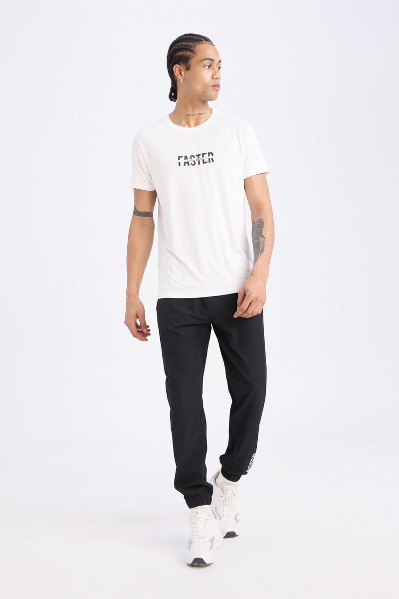 DeFacto Black Man DeFactoFit Slim Fit Double Pocket Woven Sports Joggers Casual - Image 1