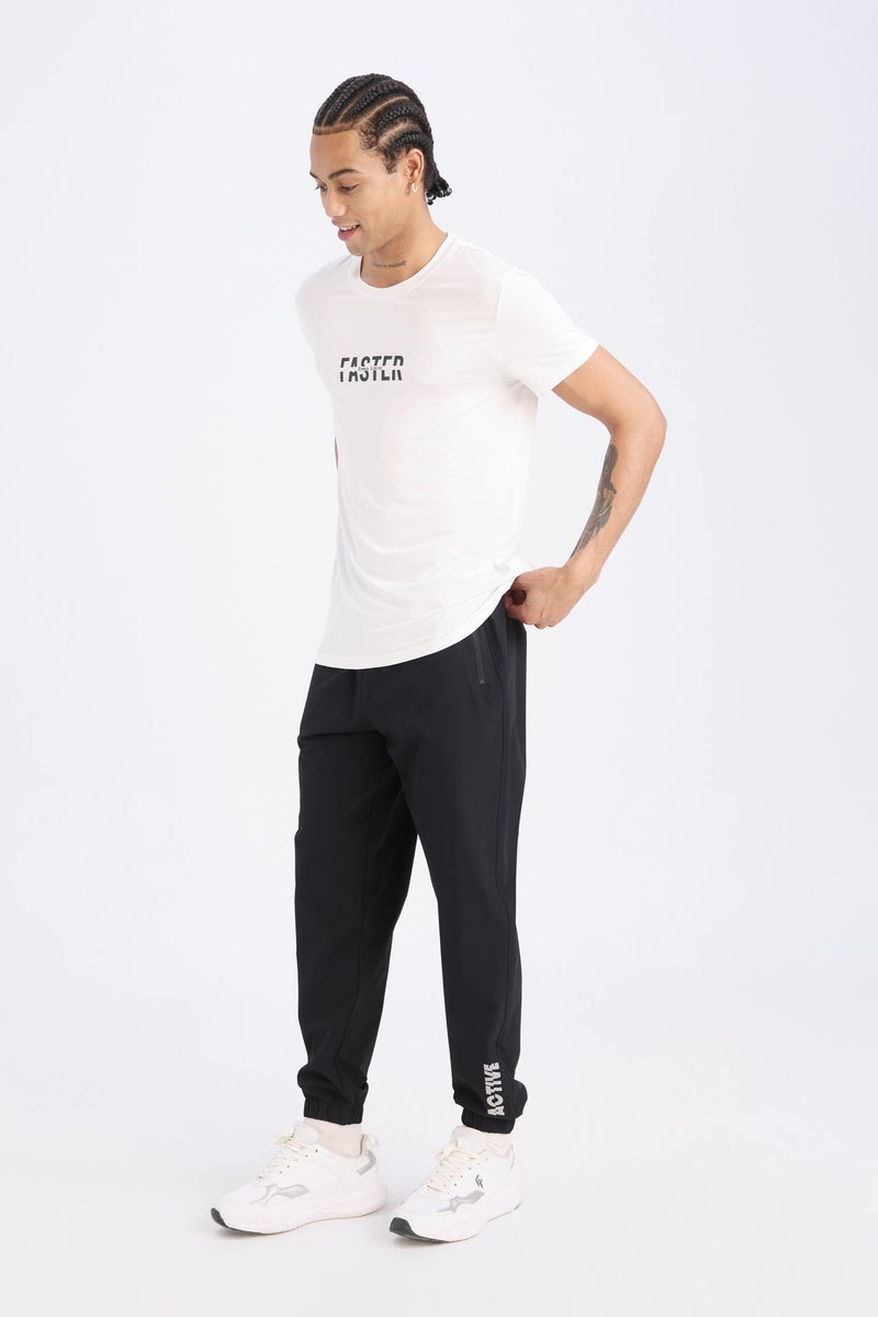DeFacto Black Man DeFactoFit Slim Fit Double Pocket Woven Sports Joggers Casual - Image 3