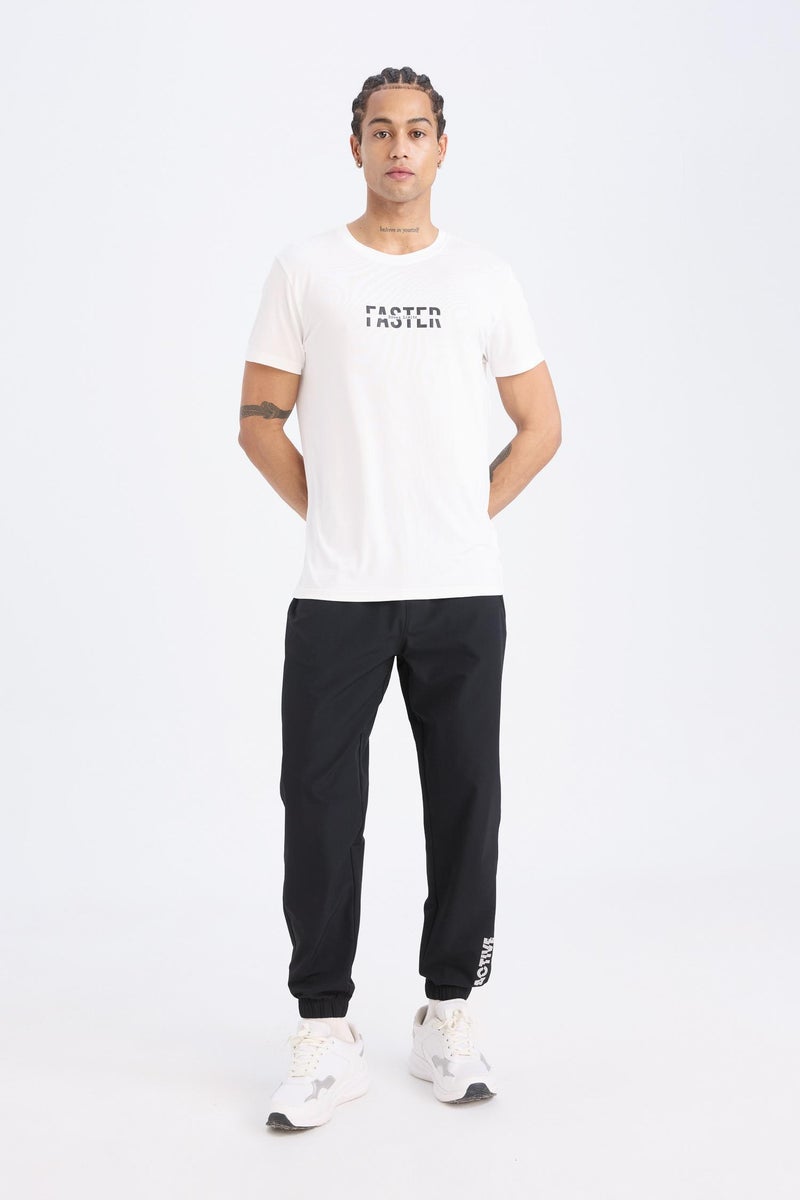 DeFacto Black Man DeFactoFit Slim Fit Double Pocket Woven Sports Joggers Casual - Image 2