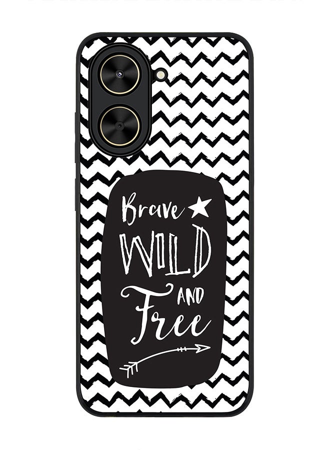 Stylizedd For Xiaomi Poco C71 / Redmi A5 4G Case,Slim fit Camera Protection, Shockproof Thin Phone cover  - Brave, Wild And Free