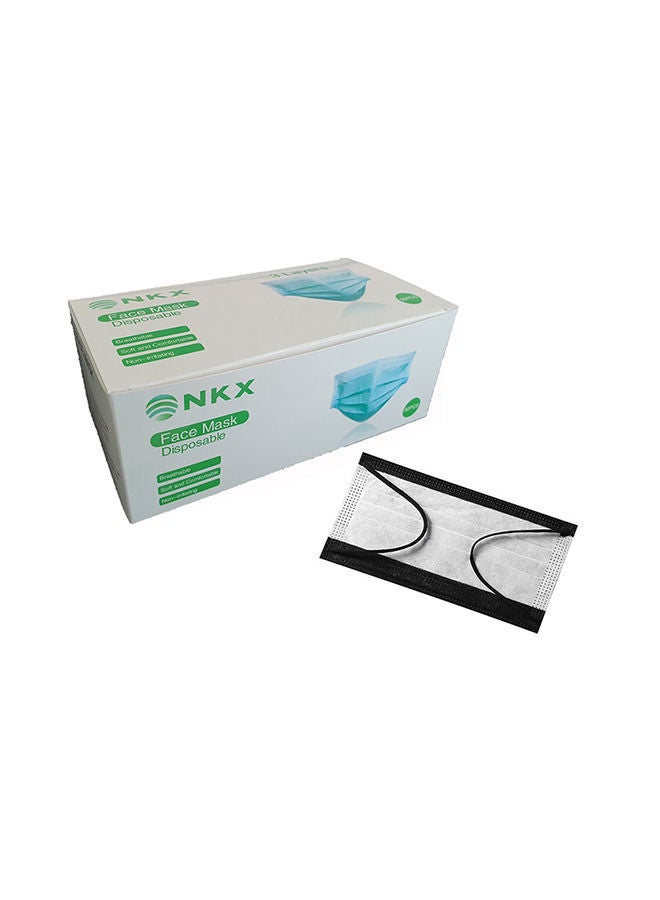 NIBEMINENT 50-Piece Disposable 3 Ply Face Mask - Image 1