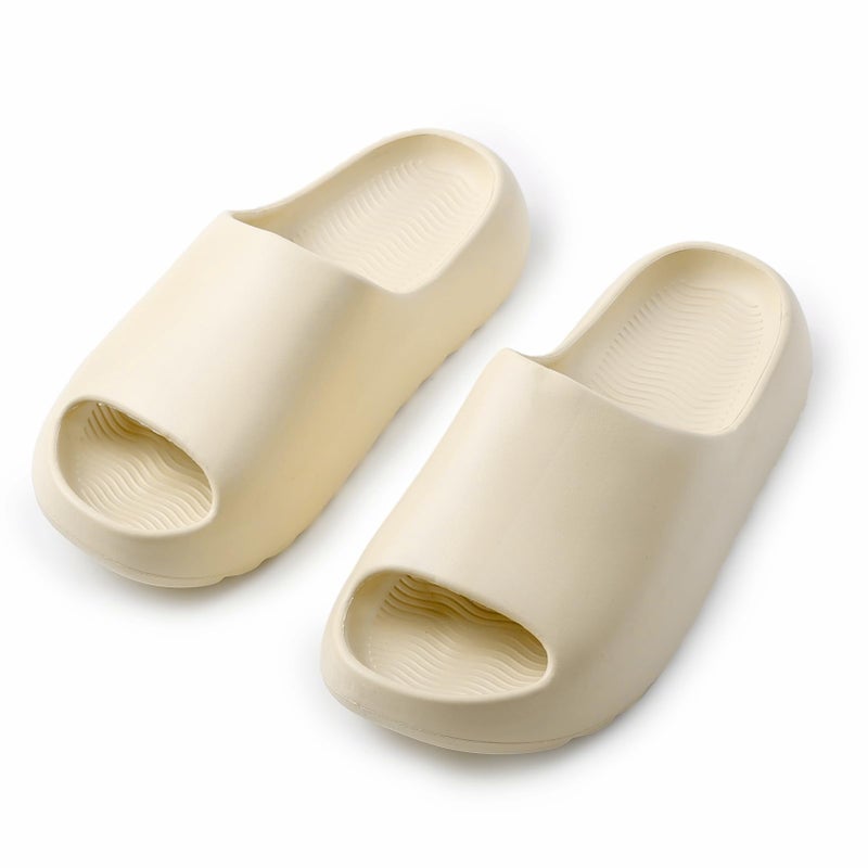 Cushioned Non-Slip Waterproof EVA Slides for Women Men and Kids, Soft Thick Sole Shower Sandals - Image 4
