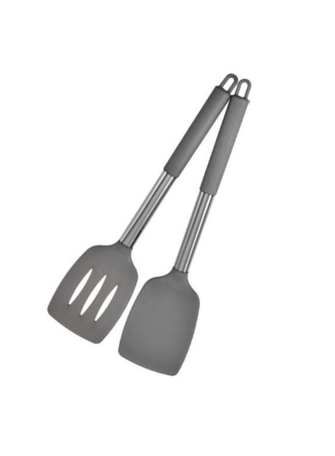 Silicone Shovel Cooking Kitchenware Leakage Shovel Dense Shovel Fried Fish Fried Egg Shovel Non-stick Pan Shovel Stir-frying Pot Silent Shovel
