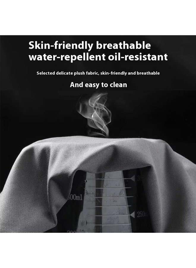 Lumbar Support Pillow And Car Headrest Neck Pillow Ergonomic Design Memory Cotton Headrest And Back Car Waist Pillow And Car Neck Support Pillow Back Seat Back Pillow For Car For Office Chair  Grey - Image 5