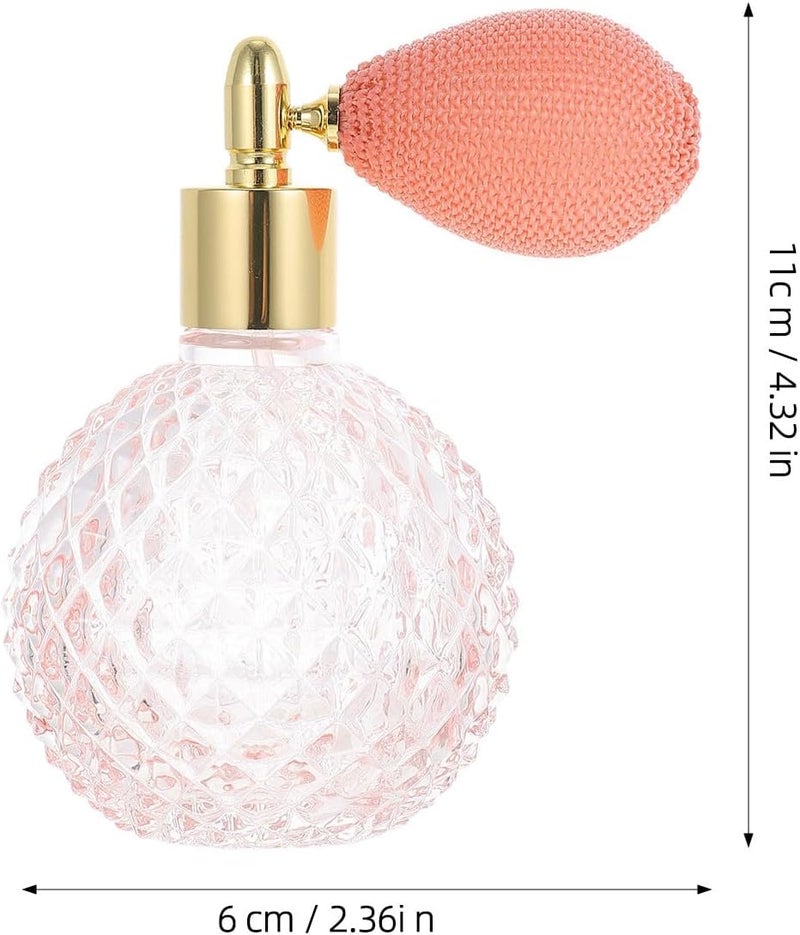 Diverse purchase plan 100ml Vintage Glass Gasbag Spray Bottle Refillable Perfume Storage Bottle Travel Spray for Women Pink and Random Color Gasbag All-round well-engineered practical build Heat resistant Gulf climate fit Wide range expanded design All need matching options Proper storage environment Labor saving Versatile application Easy clean surface Slow wear optimized quality All temp range compatible build Globally trusted quality Shop & home all-space compatible Market multi-use trusted quality Stackable design Long lasting universal build Anti slip Wide use compliant quality All-round applied quality Gulf climate tested upgraded quality All storage type compatible Set product combo compatible User feedback upgraded quality All usage compatible - Image 2