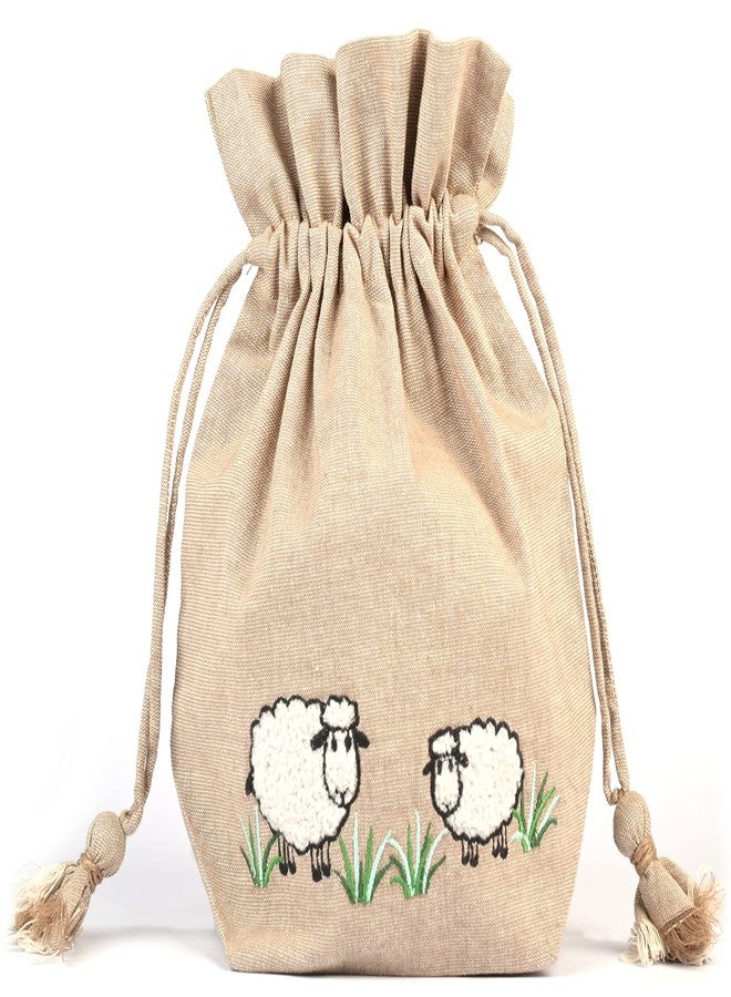 Lantern Moon Meadow Bag, White Sheep - Image 2