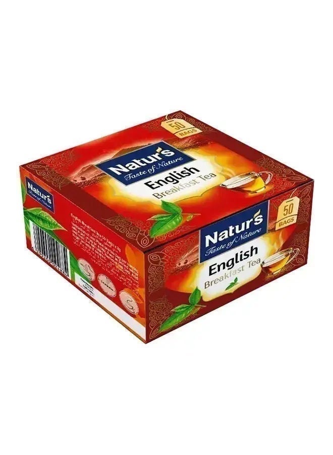 English Breakfast Tea Bag, 50 Pcs, Sri Lanka