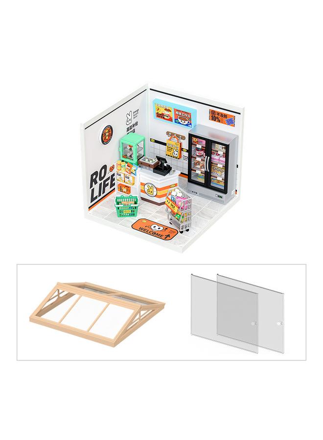 Bluejw If You Come To Diy Hut Super World Shop Hut Handmade Wooden 3d Three-dimensional Assembly Art House Doll House - Image 1