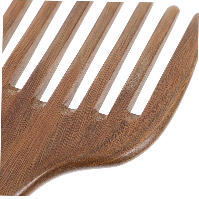 Wide Tooth Detangling Comb For Curly Hair Mens Styling Hair Brush - Image 4