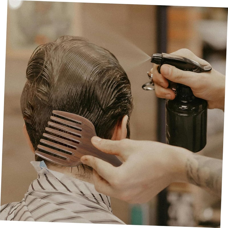 Wide Tooth Detangling Comb For Curly Hair Mens Styling Hair Brush - Image 5