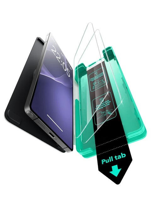 ESR for Samsung Galaxy S25 Ultra Screen Protector Set, 2 Tempered Glass Screen Protectors , 2.5D Curved Edges, Full-Coverage Protection, Scratch Resistant, 2 Pack
