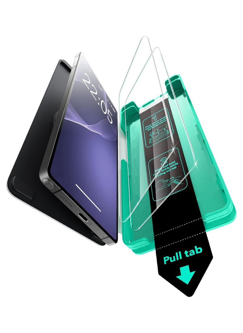 ESR - ESR for Samsung Galaxy S25 Ultra Screen Protector Set, 2 Tempered Glass Screen Protectors , 2.5D Curved Edges, Full-Coverage Protection, Scratch Resistant, 2 Pack - Image 1