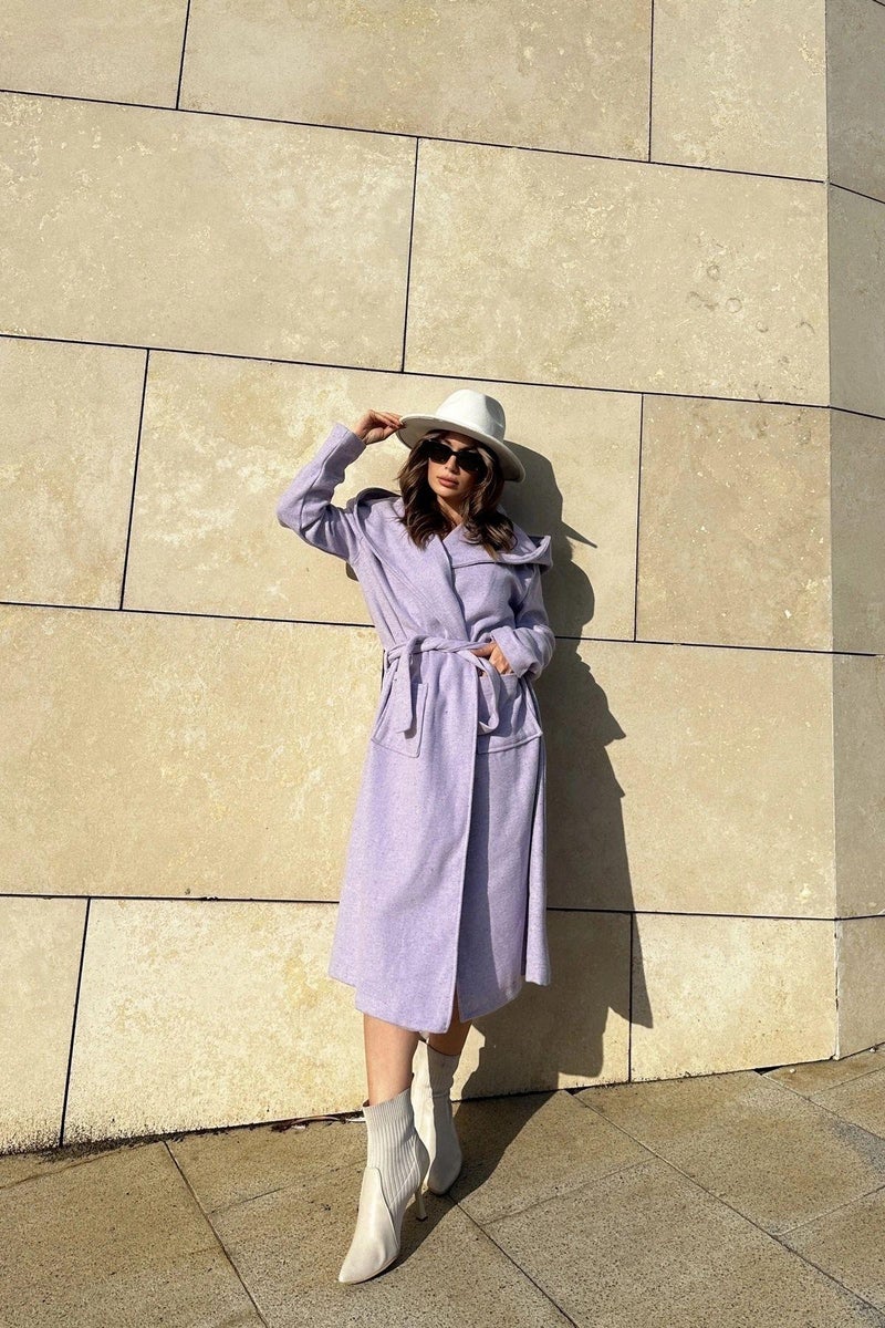 Weshaya Coat Women Lilac - Image 4