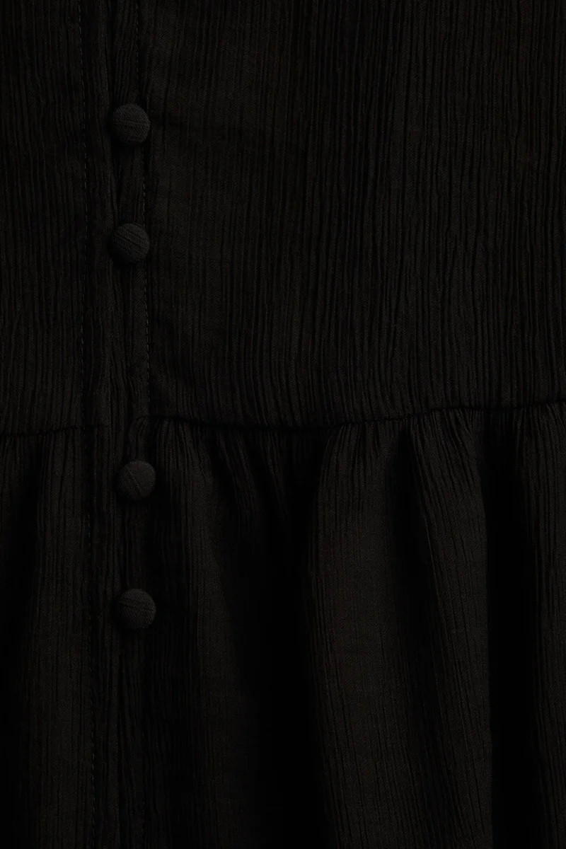 H&M Textured Button-Down Dress