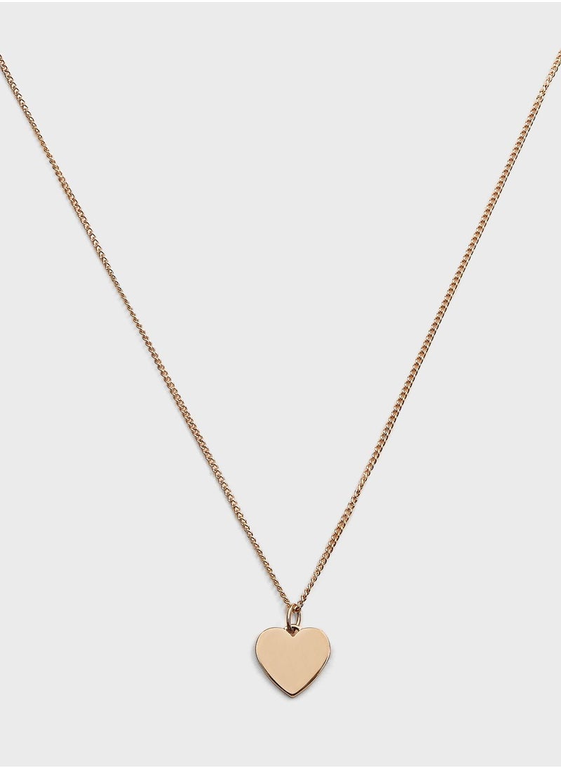 FOSSIL - Heart Detail Necklace - Image 1