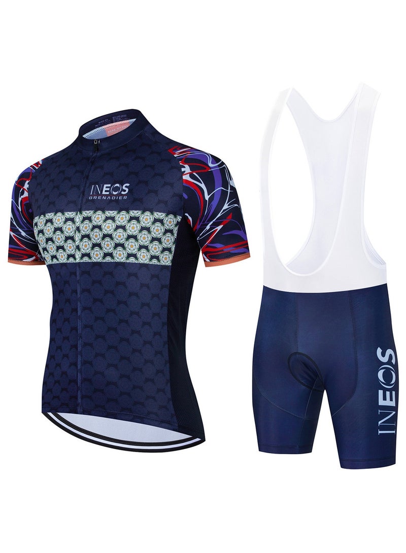 KUYING New Men's And Women's Summer Cycling Suit Set  - Image 1