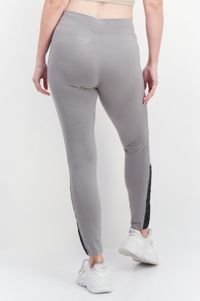 Ufc Women Sportswear Fit Brand Logo Training Tights, Grey - Image 4