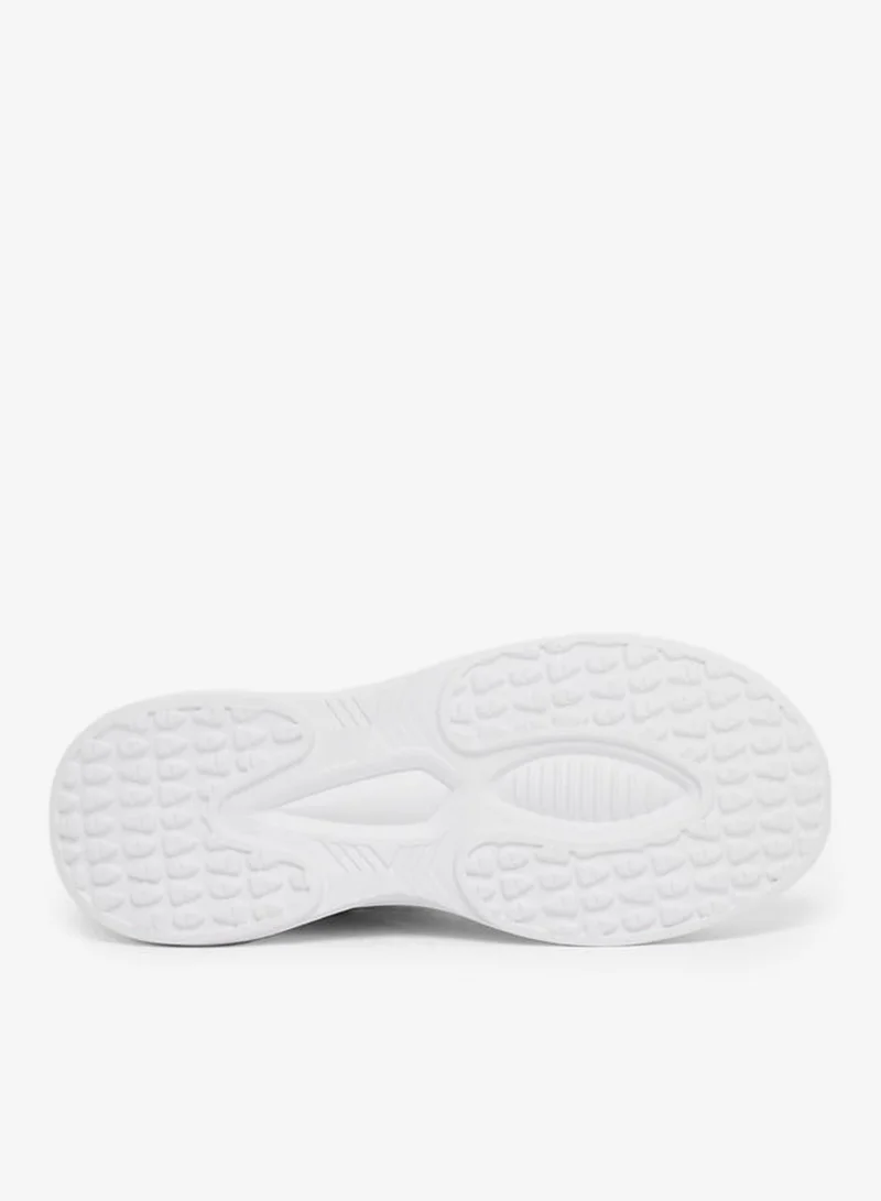 Styli Active Textured Mesh Lace Up Sneakers