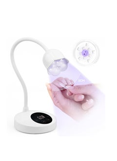 Intellisense Nail Lamp-30W Gel X Lamp Mini Cordless Nail Lamp for Gel Nail Polish, Rechargeable LED Flash Cure Lamp Gel Nails Quick Drying Goosenecks U V Lamp for Nail Salon Home DIY Manicure