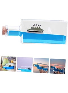 Luteti Luteti Unsinkable Titanic Simulator Toy Wavey Boat in a Box Liquid Wave Cruise Fluid Ship Decoration Ornament for Car Decoration Paperweight Desk Toy Gifts  - Image 1