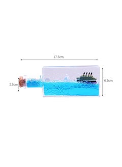 Luteti Luteti Unsinkable Titanic Simulator Toy Wavey Boat in a Box Liquid Wave Cruise Fluid Ship Decoration Ornament for Car Decoration Paperweight Desk Toy Gifts  - Image 4