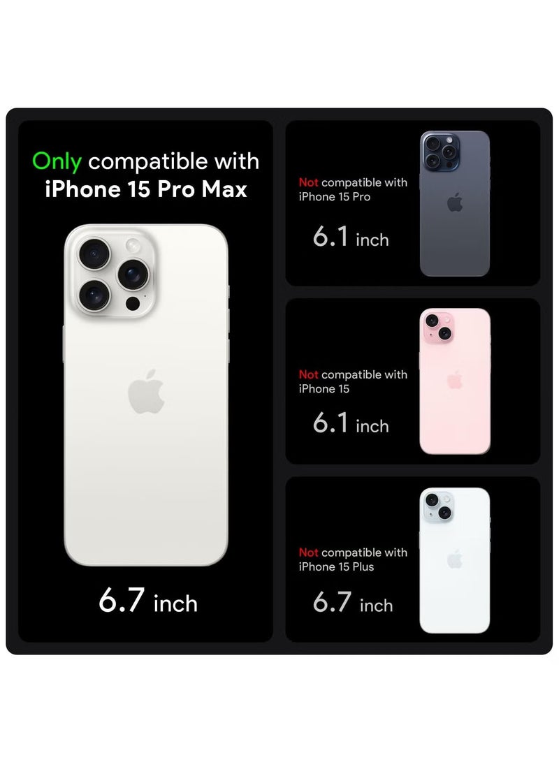 PROMASS Crystal Clear Case for iPhone 15 Pro Max Clear Slim Thin TPU Four Corners Protective Cover Transparent Soft Cover - Image 3