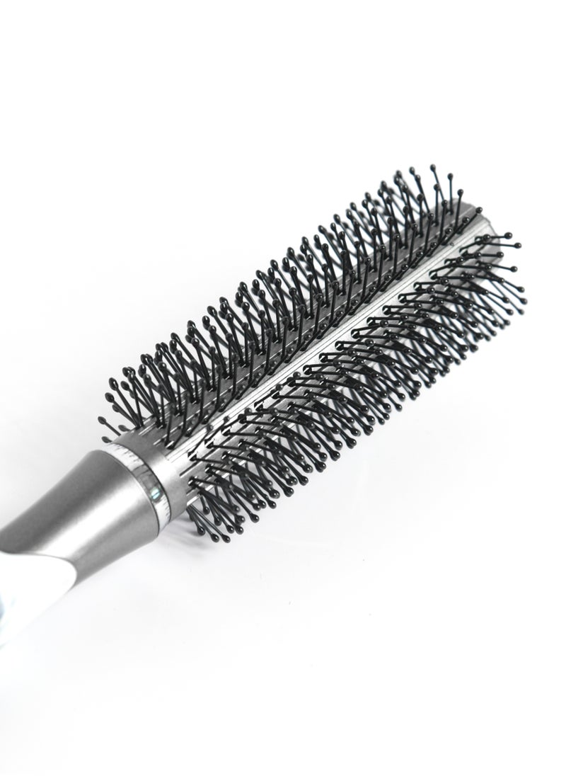Glitters - Hair Brushes for Men Women, Hole Design Hair Blow Drying Styling Brush Curve Brush Barber Brush for Long, Thick, Thin, Curly Hair, Slicked-back Hair - Image 1