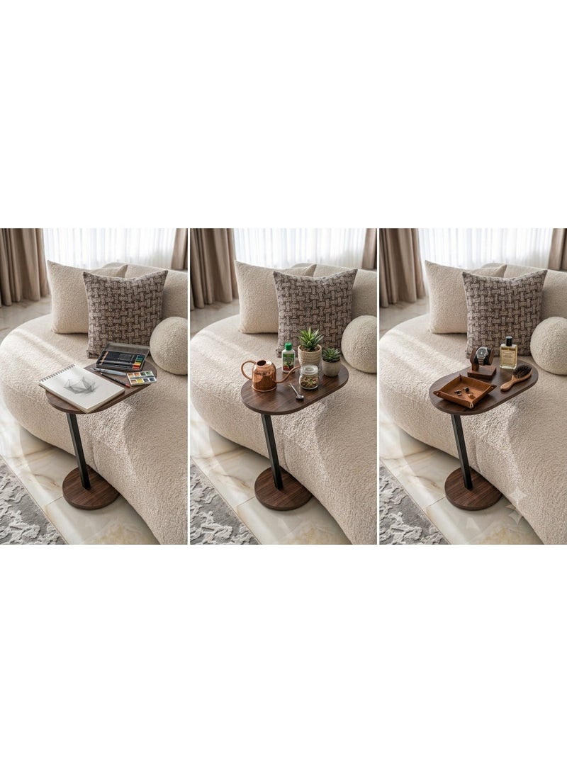 Modern Wooden Side Table with a stylish design, multifunctional accent table for living room, bedroom and office, easy to assemble and perfect for home decor. - Image 4