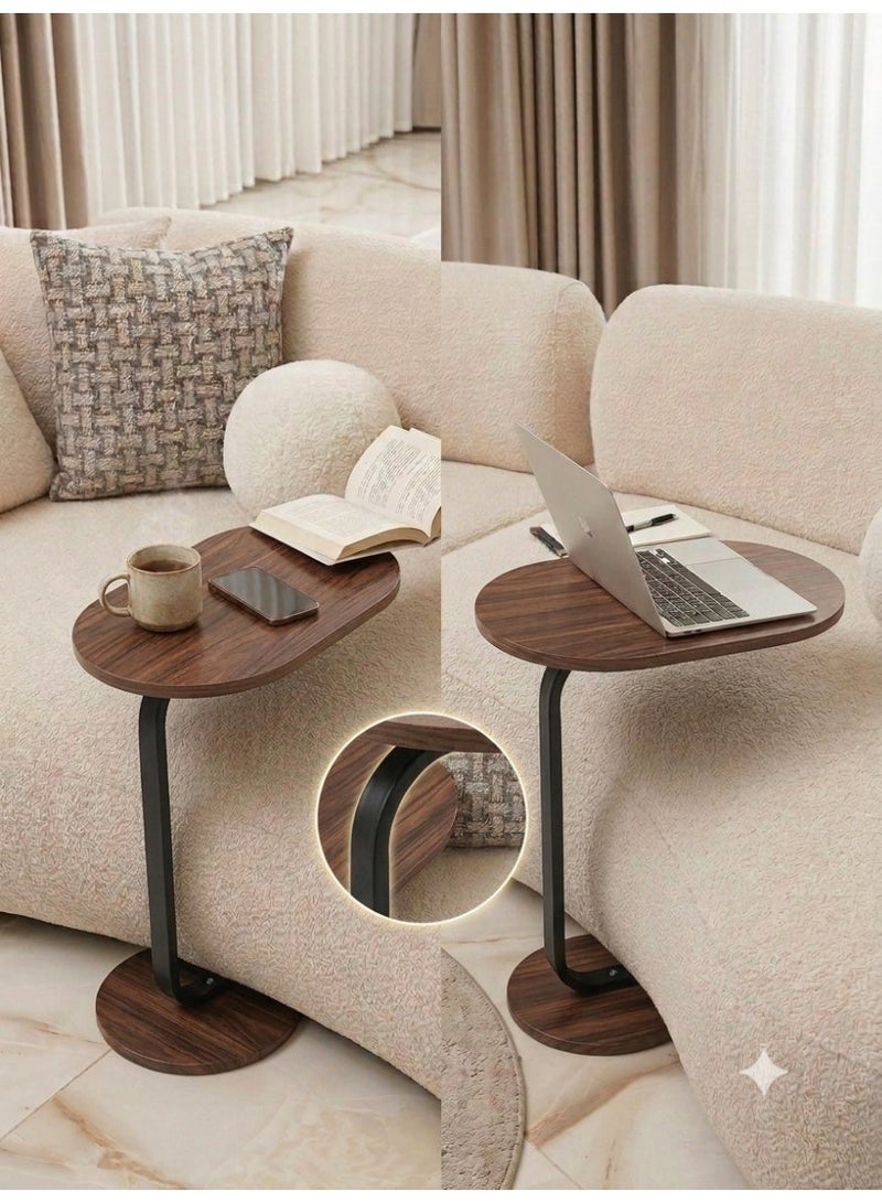 Modern Wooden Side Table with a stylish design, multifunctional accent table for living room, bedroom and office, easy to assemble and perfect for home decor. - Image 3